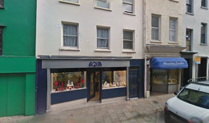 The Bloomsbury Jewellers shopfront on King Street in St Helier, with jewellery displayed in the window